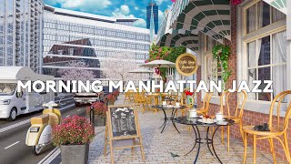March springtime in Manhattan city / Morning outdoor coffee shop ambience / Elegant bossa nova jazz by Coffee Shop Bookstore 1,384 views 1 year ago 24 hours