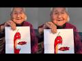 Children, look at the chili peppers Grandma drew. How is your grandma doing now?