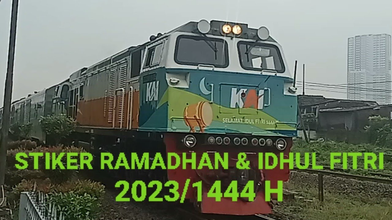 Momen Kereta Api Di Bulan Ramadhan 2023/1444 H - YouTube