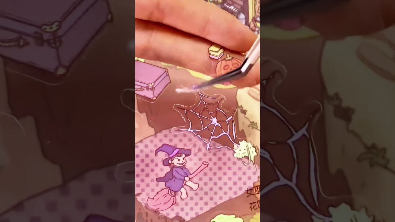 The Wizard of Oz - YYBB ART DIY STICKER SCENE |SATISFYING | ASMR 