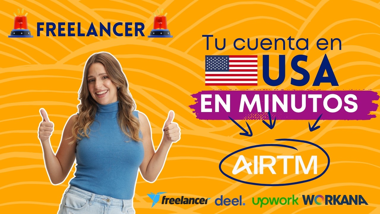 💸 Abre tu cuenta en USA [SIN SER RESIDENTE] 🌎. La solución ideal para el trabajo remoto 🚀💻