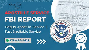 How To Apostille Your FBI Background Report. A Simple Guide Using ApostilleFBIreport.com