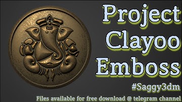 Clayoo Emboss | Ganesha coin emboss I hindi