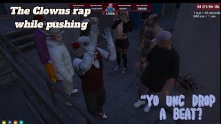 Chatterbox and the clowns rapping while pushing screenshot 4