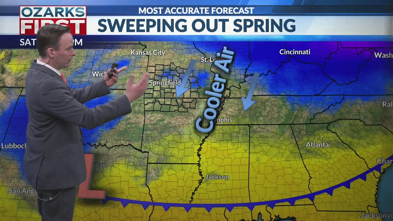 Cooler, less windy weather ahead - YouTube