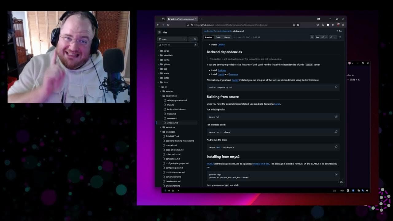 How to build the zed editor for windows from source or download it