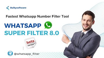 WhatsApp super Filter 8.0 |  Fastest WhatsApp Number Filter Tool
