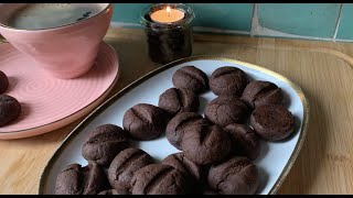 coffee bean cookies but make it vegan