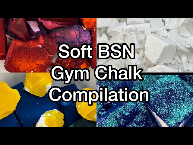 Colorful Soft Dusty BSN Gym Chalk Compilation 