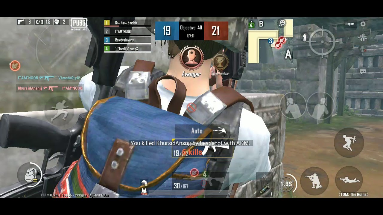 Hacker vs Rowdy gamer/ pubg lite / gameplay by Rowdy gamer