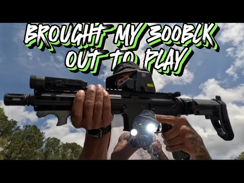BROUGHT MY 300BLK OUT TO PLAY😈👀
