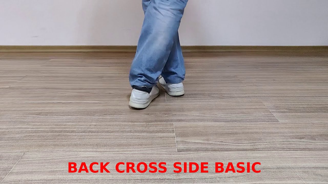 Bachata Side Basic (basic 2) with Back Cross - YouTube