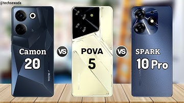 Tecno Camon 20 vs Tecno Pova 5 vs Tecno Spark 10 Pro | | Tecno Step by step Full Comparison