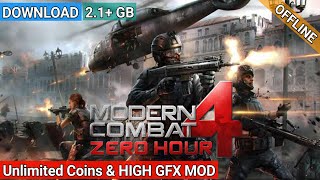 Modern Combat 4 - Ultra GFX Android GamePlay | MOD APK | OFFLINE