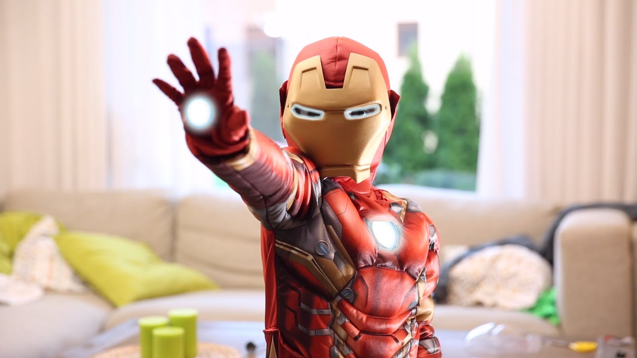 Iron Man Fun Costume and Avengers Hawkeye Toy Bow from Disney Store