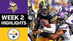 Vikings vs. Steelers | NFL Week 2 Game Highlights