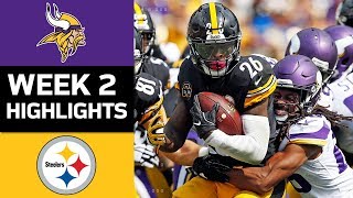 Vikings vs. Steelers | NFL Week 2 Game Highlights