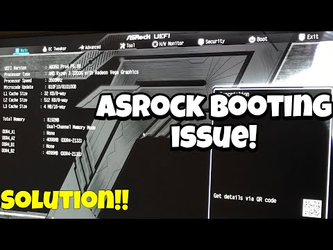 How to fix ASRock booting issue! Working 2020!!
