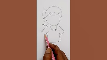 How to draw a Girl Playing Badminton || Easy sketch drawing || Pencil drawing