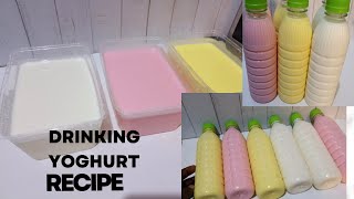 How To Make Drinkable Yoghurt| How To Preserve Yoghurt Without Fridge| Commercial Yoghurt Recipe