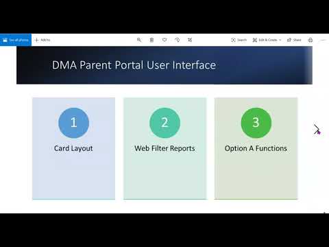 How to use MG's Parent DMA Portal (A Guide for Default & Option A Users)