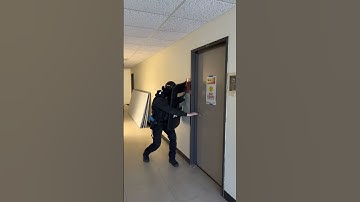 Single officer ballistic shield deployment