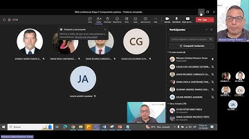 Web conferencia Etapa 3 Componente práctico Prácticas simuladas