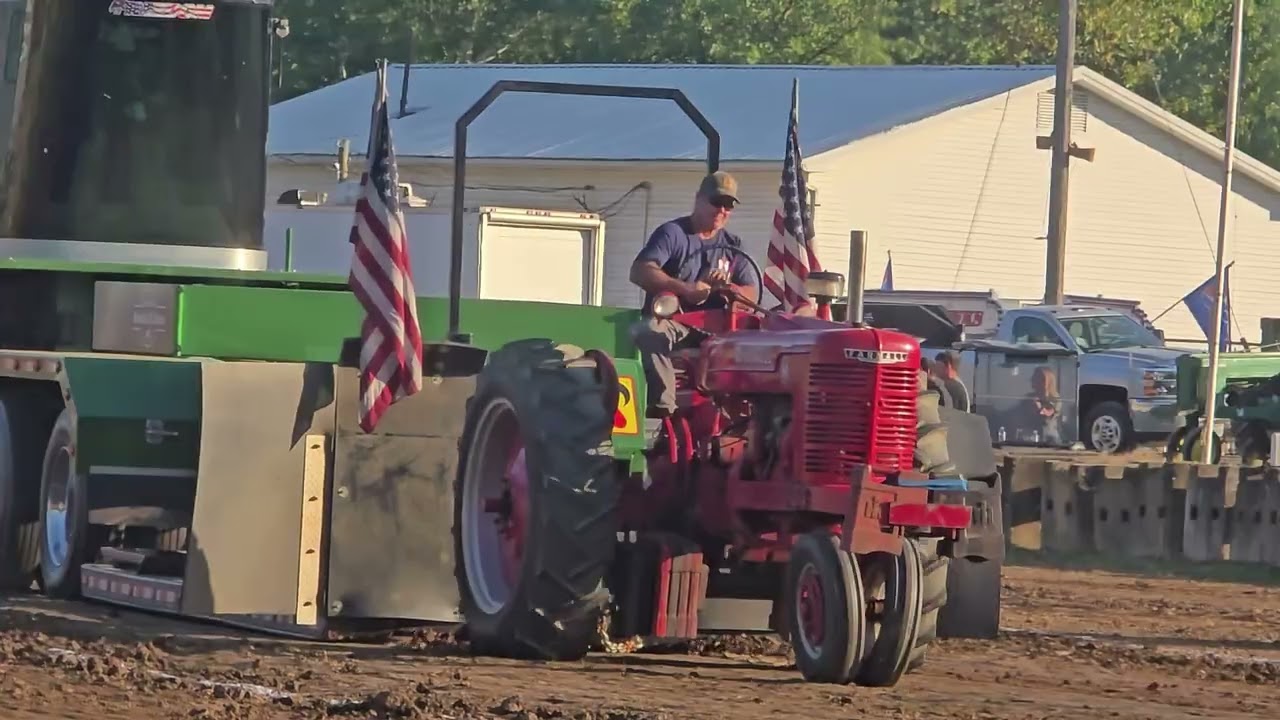 Tractor Pull at the Morgan County Fair in McConnelsville, Ohio Sept 2025