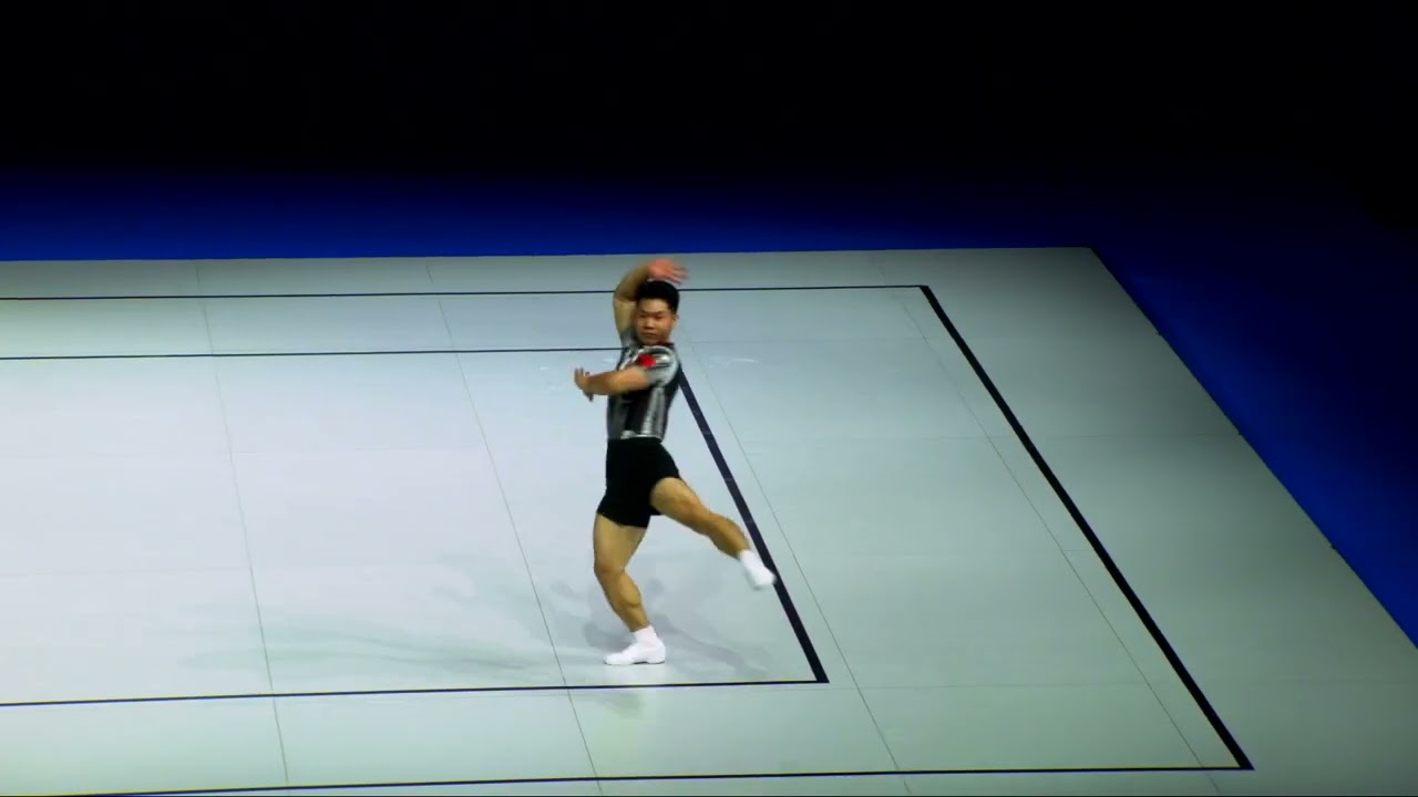 ZHANG Qingzhou (CHN) - 2024 Aerobic Worlds, Pesaro (ITA) Qualifications Individual Men