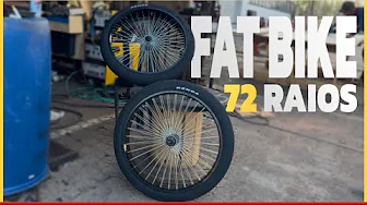 How to make a Fat Bike wheel with 72 spokes?! Complete STEP BY STEP