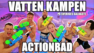 VATTEN KAMPEN PÅ SVERIGES GALNASTE ACTIONBAD 😁💙👍