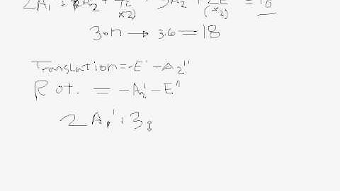 Group Theory Part 9: Solving D3h point group continued. number of IR and Raman bands revealed