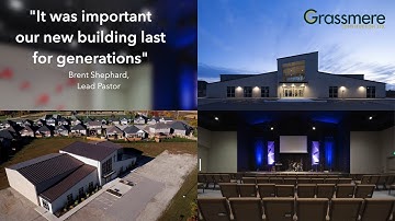 Design-Build Pre-engineered Church Facility Constructed by Grassmere Construction
