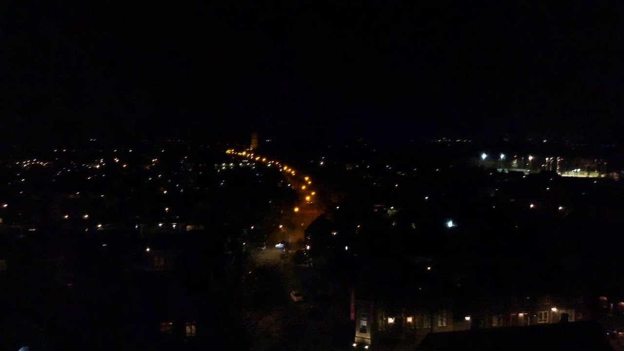 uava dji spark in the dark