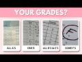 What Kind of GRADES Will You Get? | Aesthetic Personality Quiz