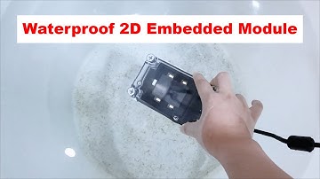 OMG! This barcode device is waterproof!! | HS-2003DP