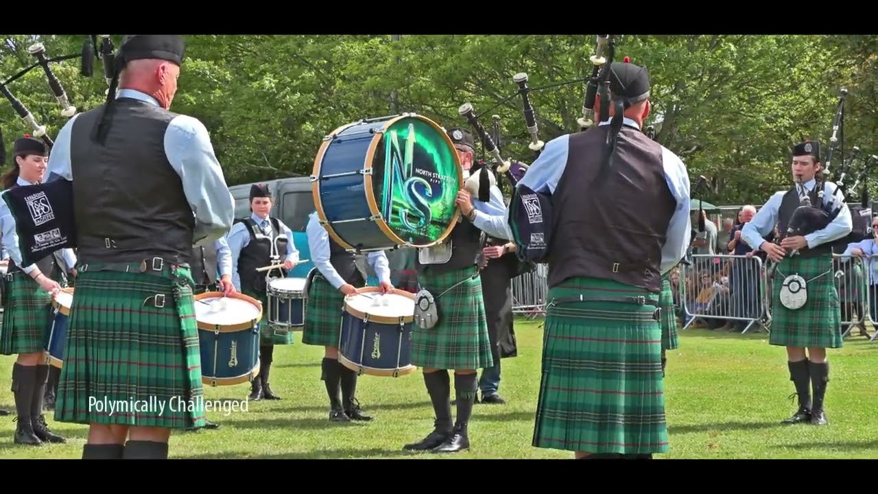 North Stratton Pipe Band performs in Scotland at the North Berwick 25th