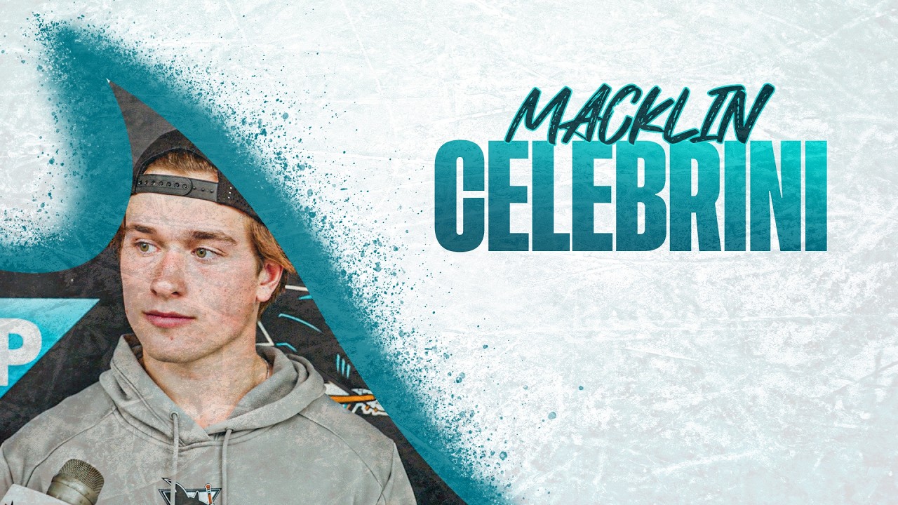 Media Availability: Macklin Celebrini (8/27)