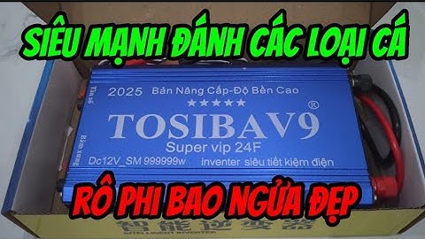MÁY KÍCH CÁ SIÊU MẠNH - BAO NGỬA CÁC LOẠI CÁ ( MUA HÀNG 0939.621.999 ) 