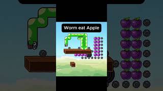 Apple Worm - Easy Beat ! #brainpuzzle  #games #gameplay #kids
