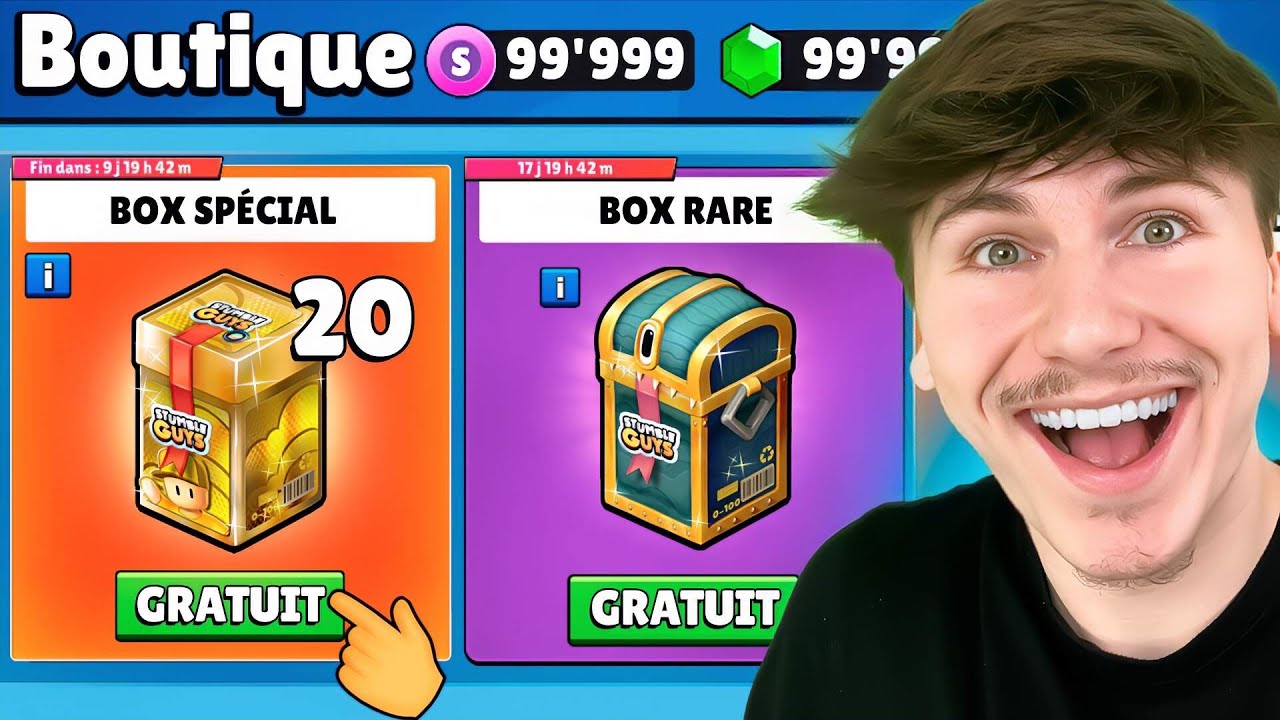 RCUPRE CES BOTES GRATUITES SUR STUMBLE GUYS  Challenge Secret