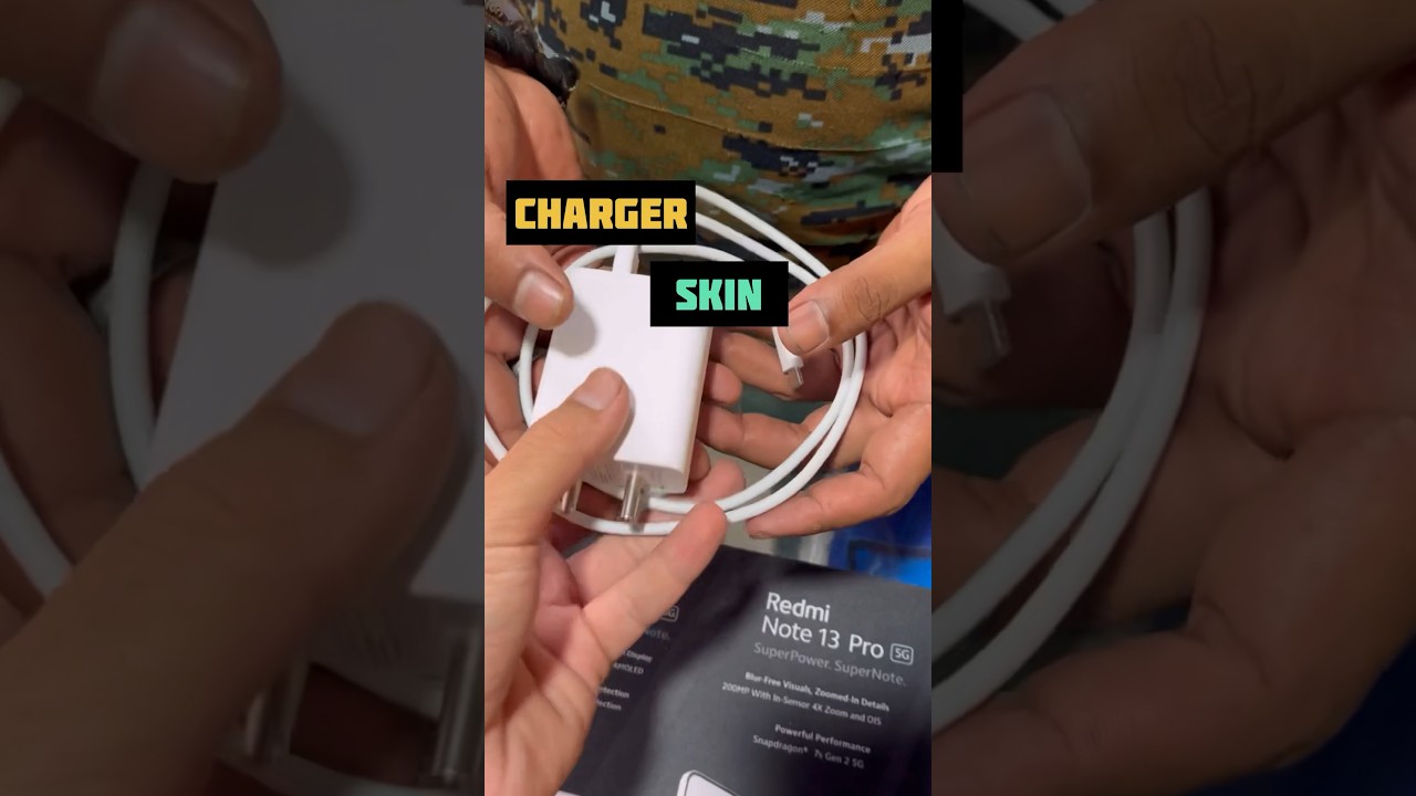 Charger skin | charger cover | skin charger | charger lamination #shorts