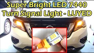 Super Bright 7440 LED Turn Signal Light Install - Nissan Pathfinder