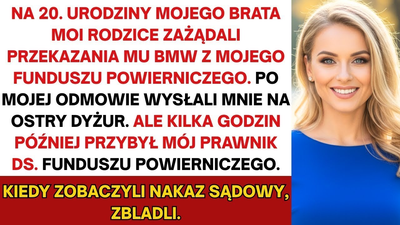 Na 20  urodzinach mojego brata rodzice spytali o prezent BMW — moje milczenie wysłało mnie na SOR