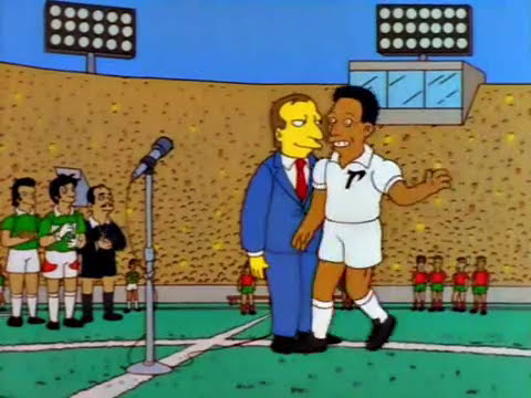 Pelé en Los Simpsons