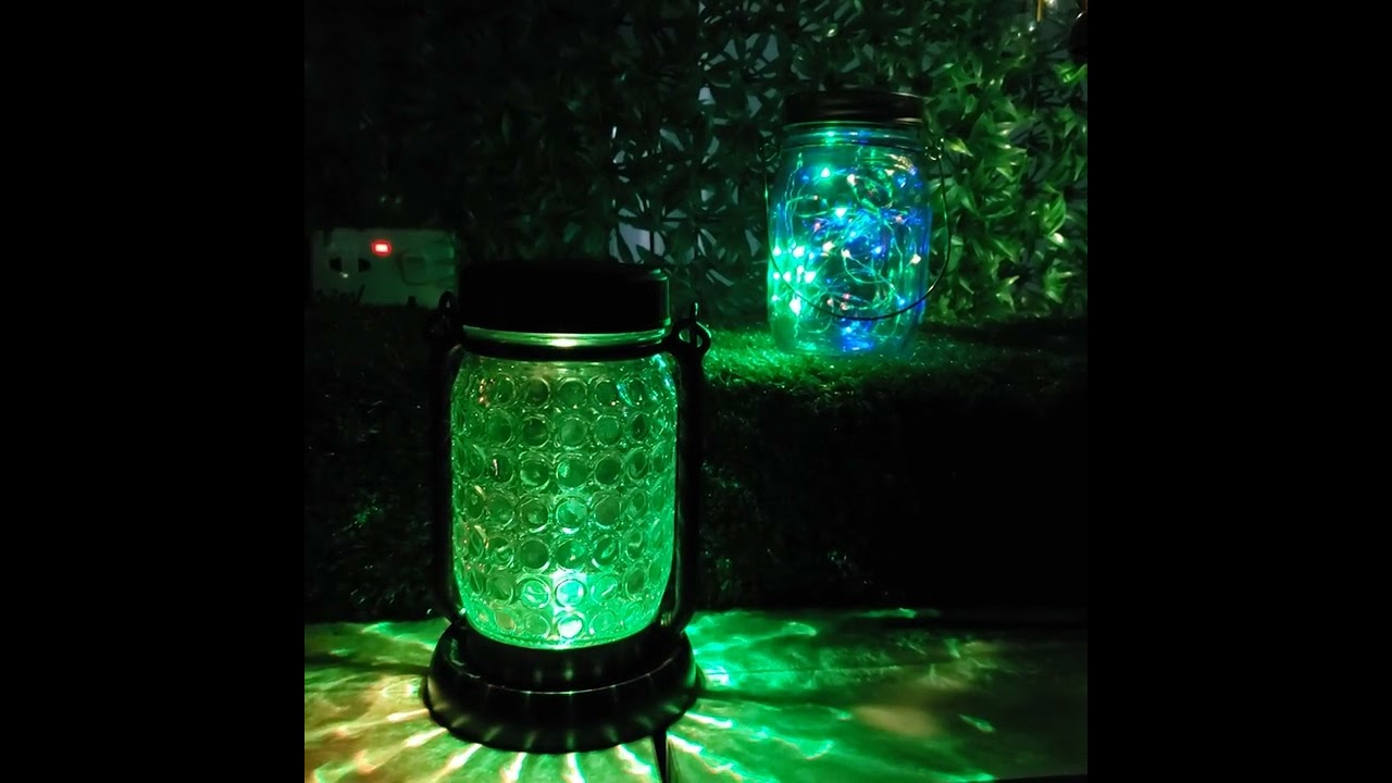 Solar Mason Jar Lights 