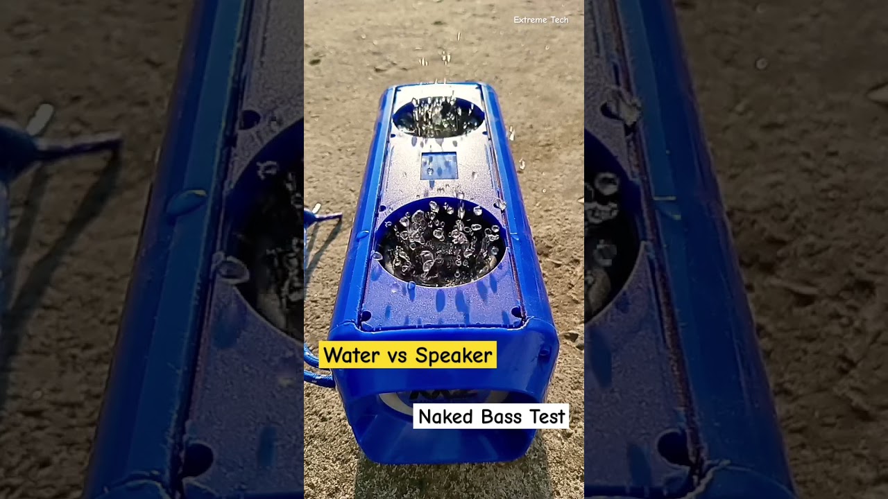 Water 💦 vs Mz M415SP Portable Bluetooth Speaker Bass Test 🔥