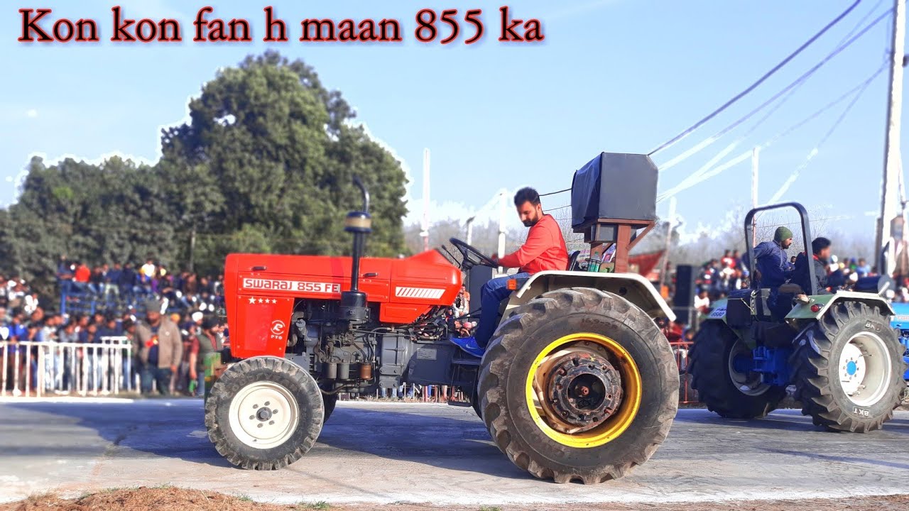 Maan Swaraj 855 || Sonalika vs Swaraj tractor tochan in Haryana - YouTube