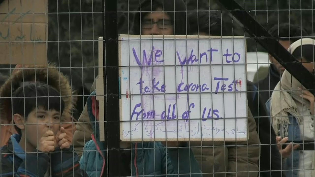 Coronavirus/Greece: migrants protest at camp under virus lockdown | AFP