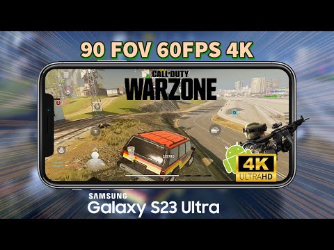 Warzone Mobile 90 Fov 60 Fps 4k Android Gameplay - Samsung Galaxy S23 Ultra